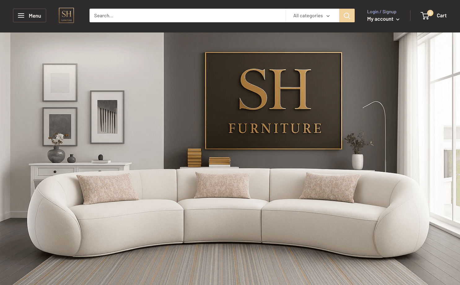 Sweet Home Furniture website
