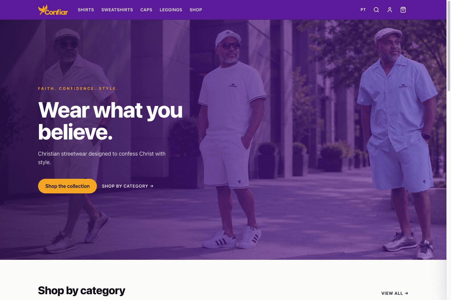 Confiar website