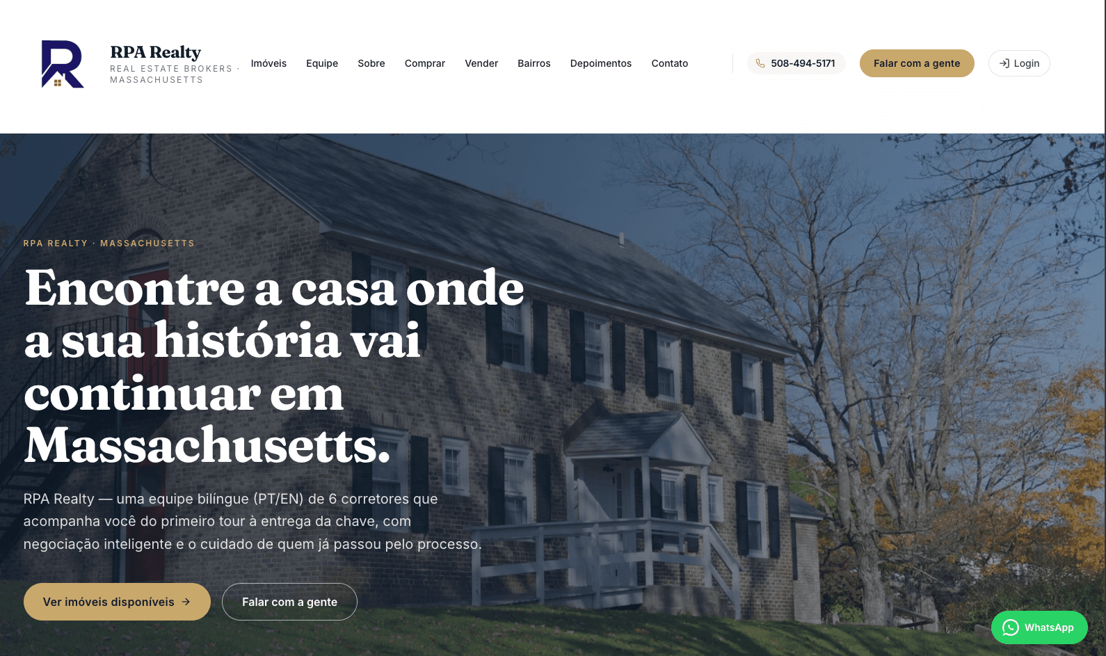 RPA Realty website